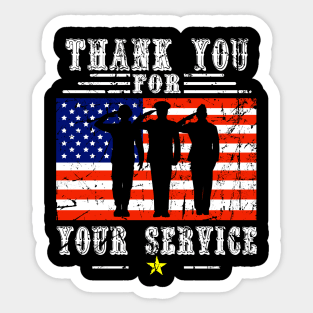 veterans day thank you for your service Sticker